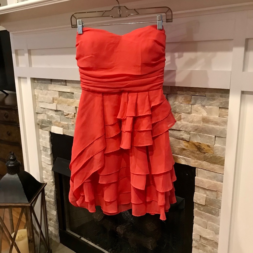 Gorgeous coral formal dress